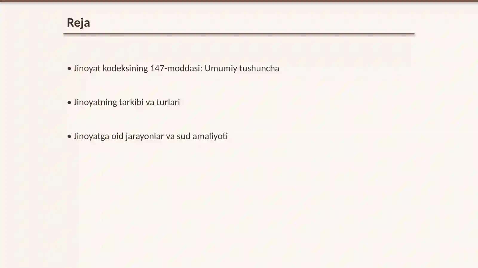 Oʻzbekiston Respublikasi jinoyat kodeksining 147- moddasi 2