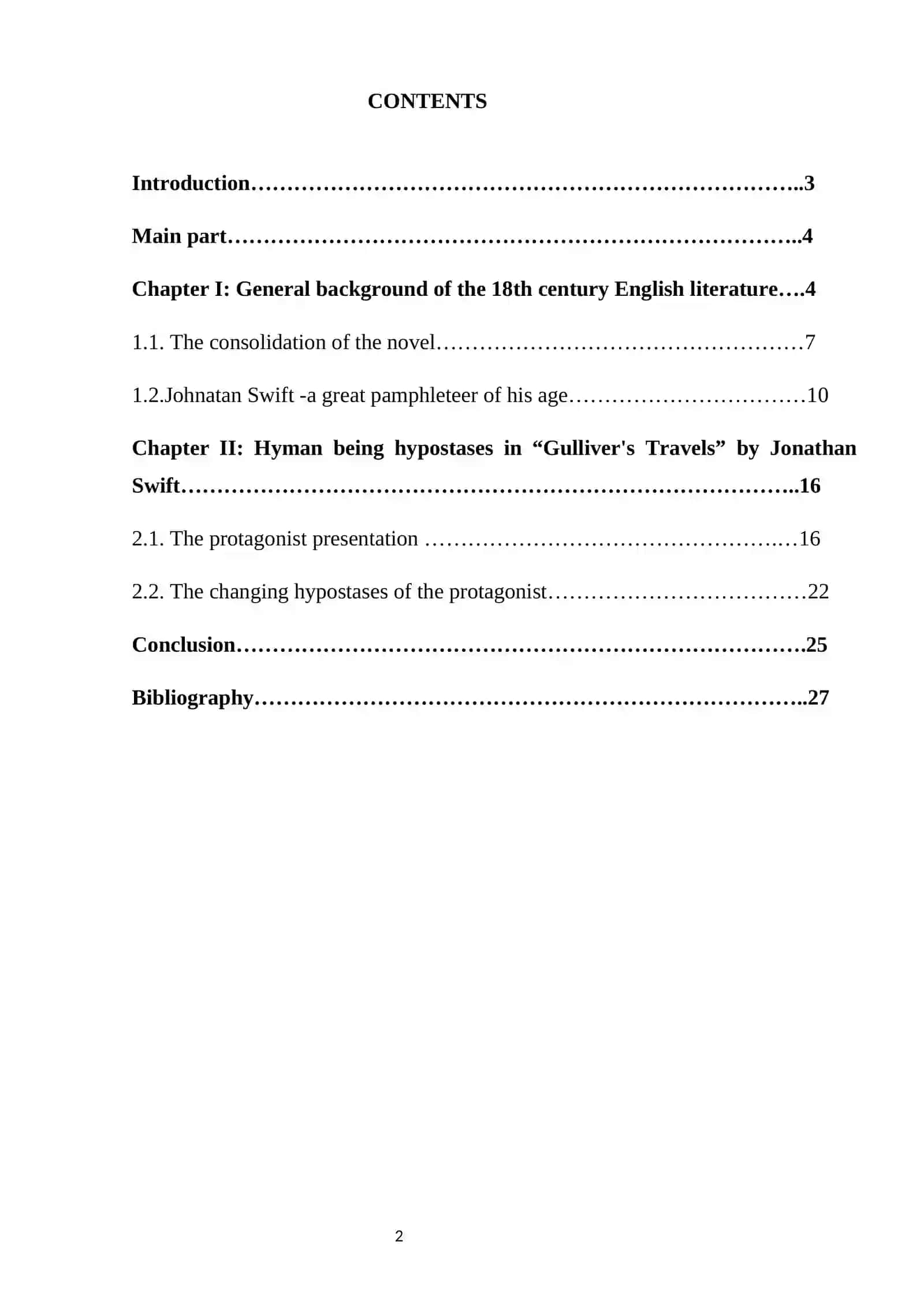 Gulliver's Travels Analysis 2