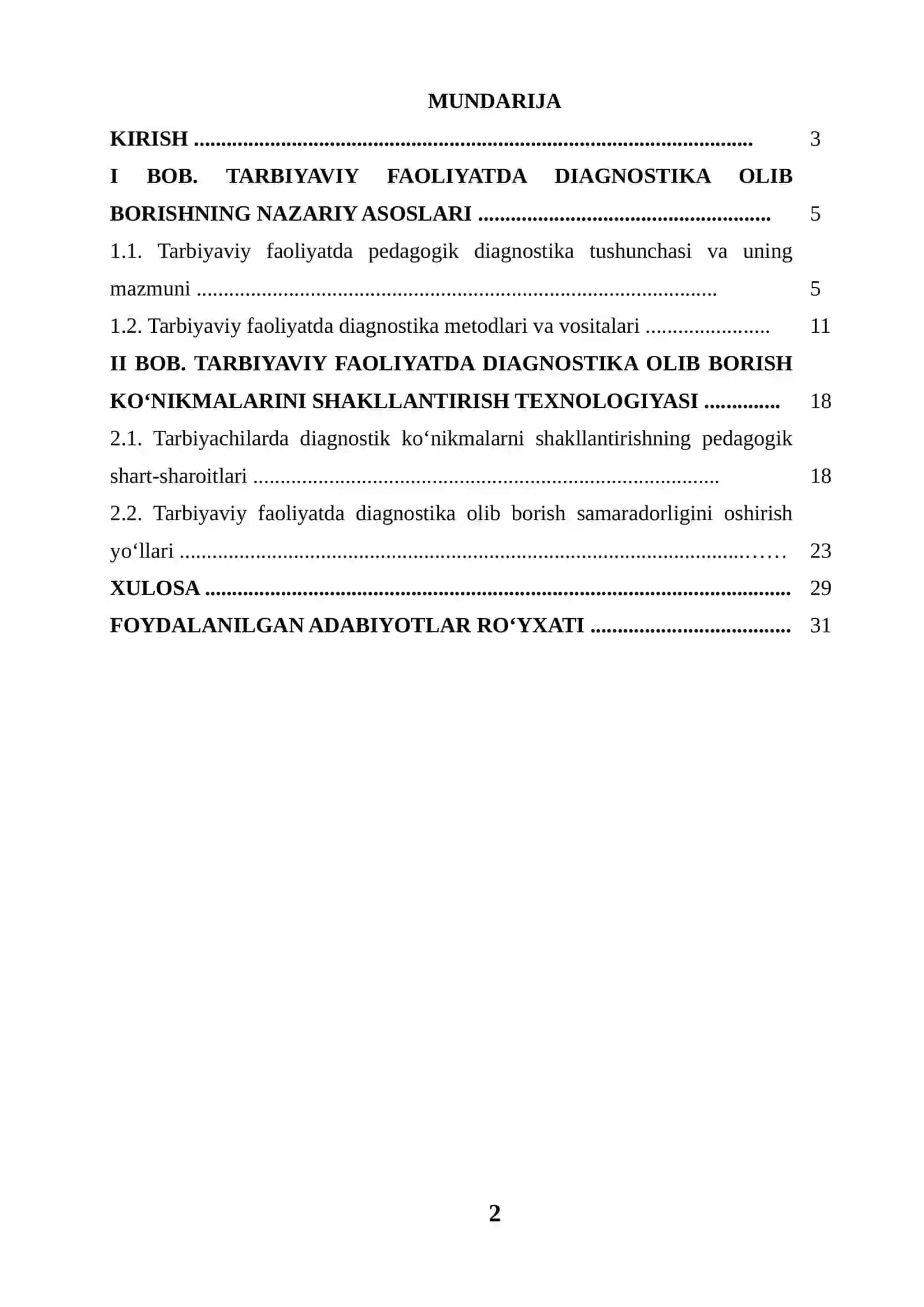 Tarbiyaviy faoliyatda diagnostika olib borish konikmalarini shakllantirish 2