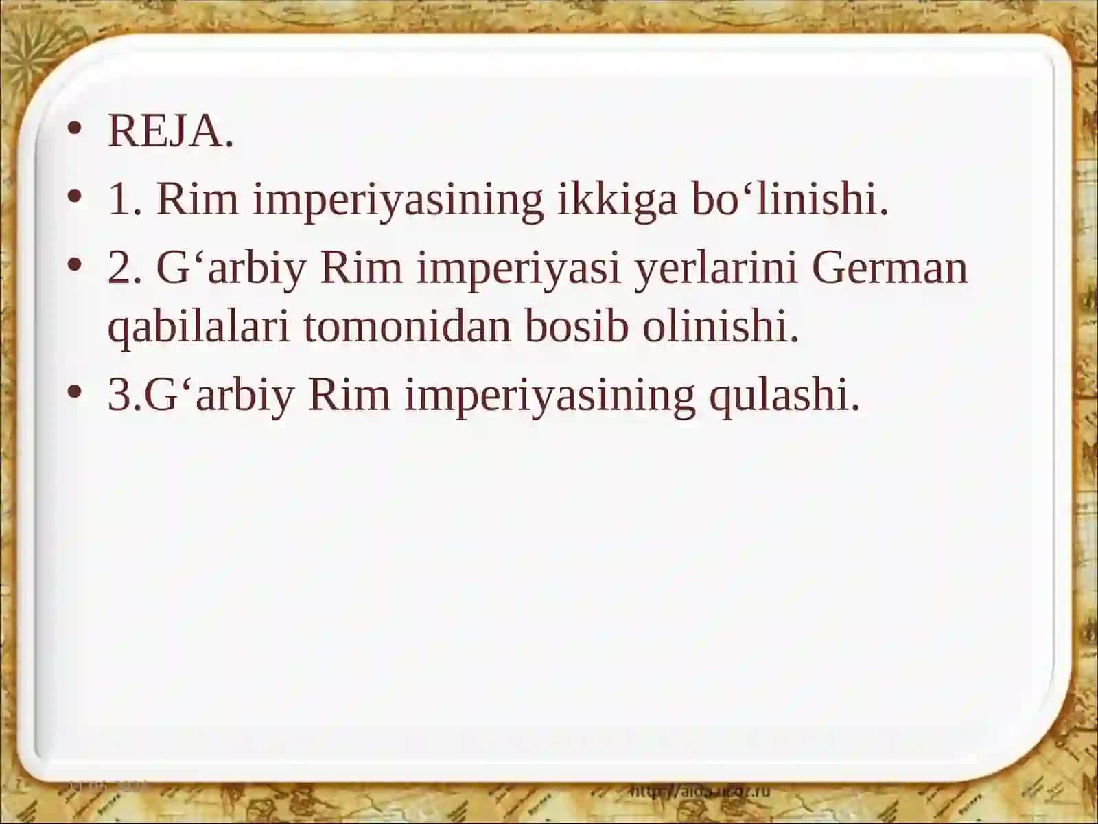 Garbiy Rim imperiyasining qulashi 2