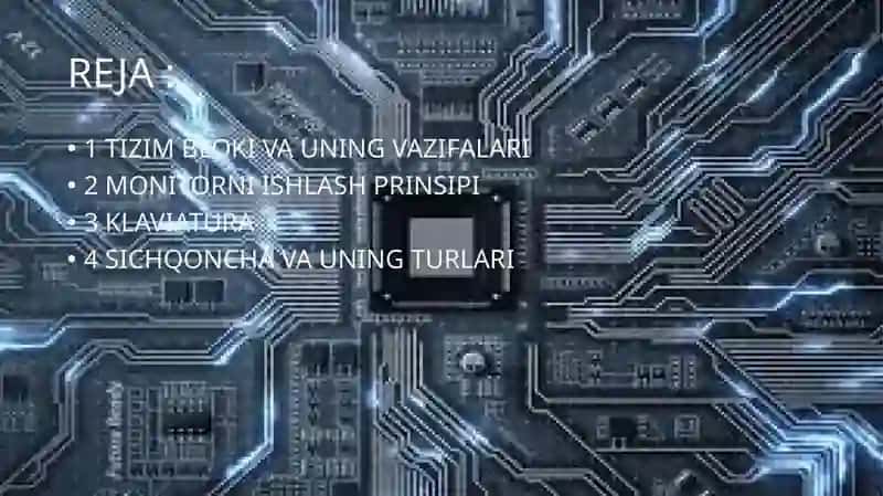 KOMPYUTERNING ASOSIY QURILMALARI 2