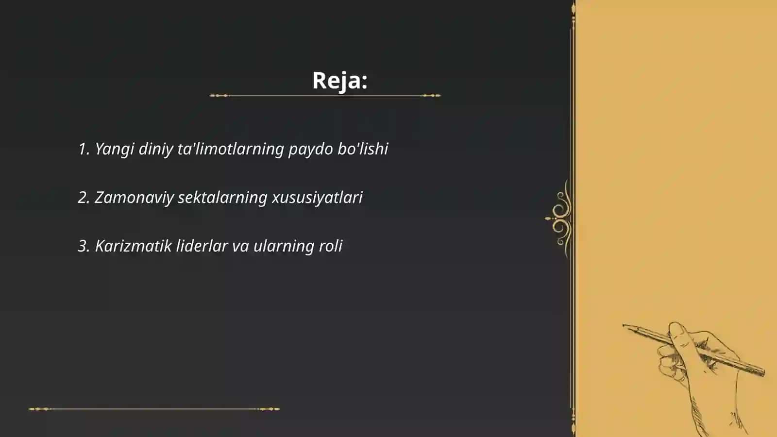 Yangi diniy ta'limotlar va sektalar 2