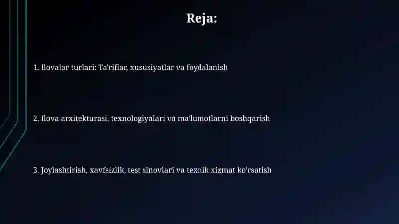 Applikatsiya turlariga namuna tayyorlash 2