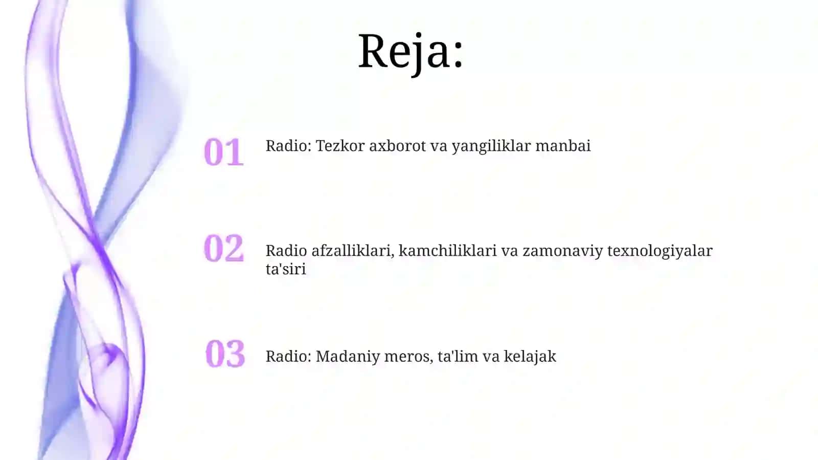 Radio: Tezkor axborot va yangiliklar manbai 2