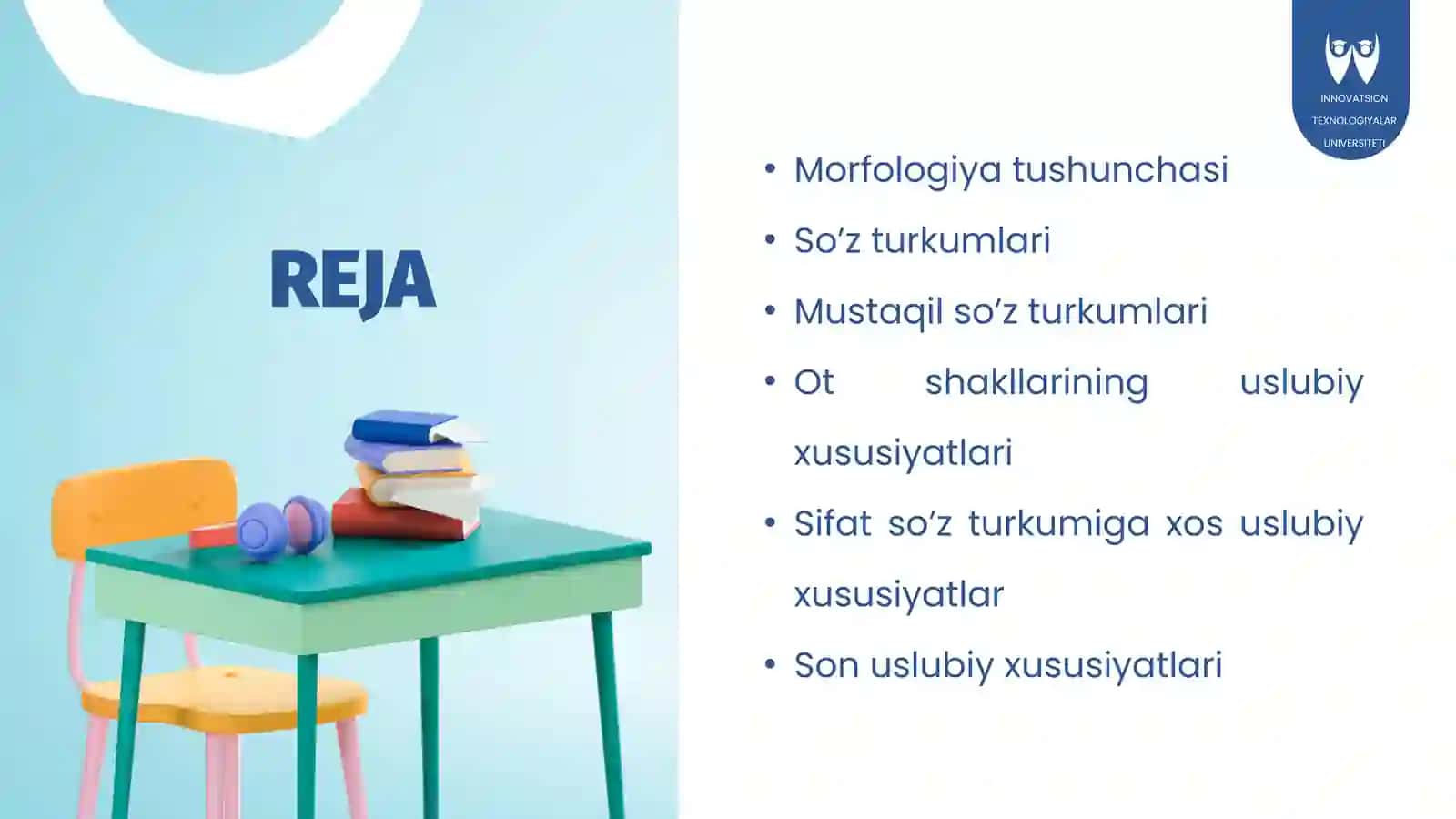Morfologik uslubiyat 2