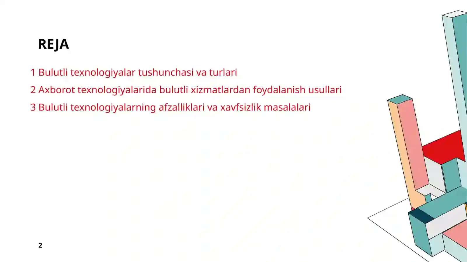 Bulutli texnologiyalardan AT foydalanish texnologiyalari 2
