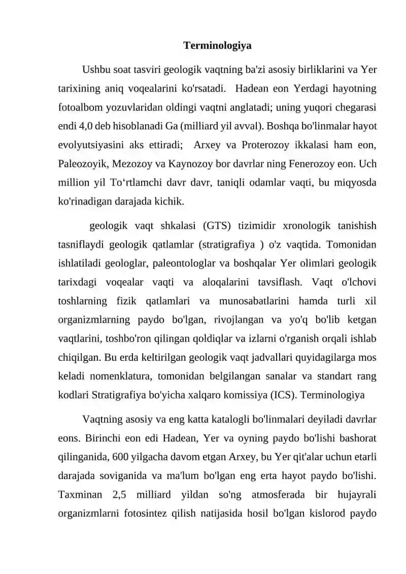 Geoxronologik shkala 2