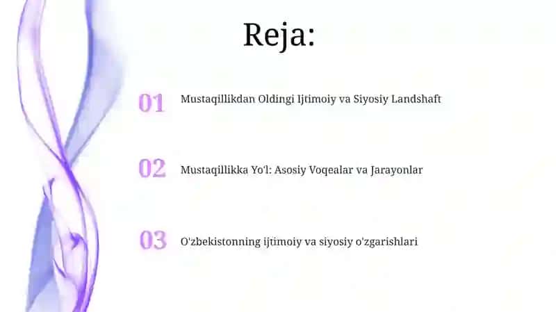 O'zbekistondagi ijtimoiy siyosiy jarayonlar 2