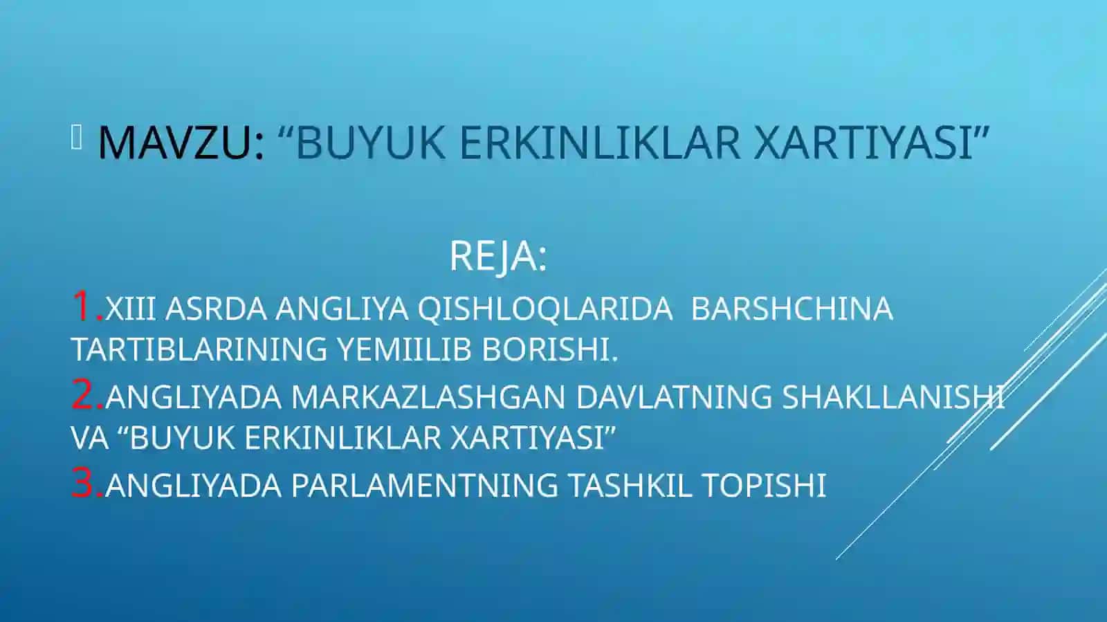 BUYUK ERKINLIKLAR XARTIYASI 2