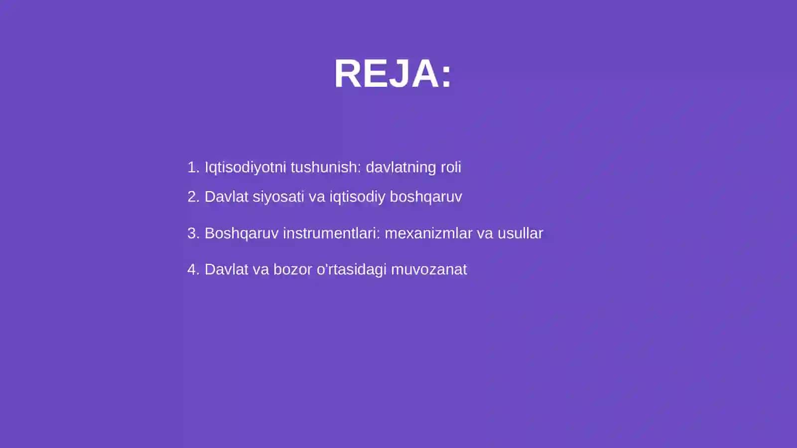 Iqtisodiyotni boshqarishda davlatning yóli 2