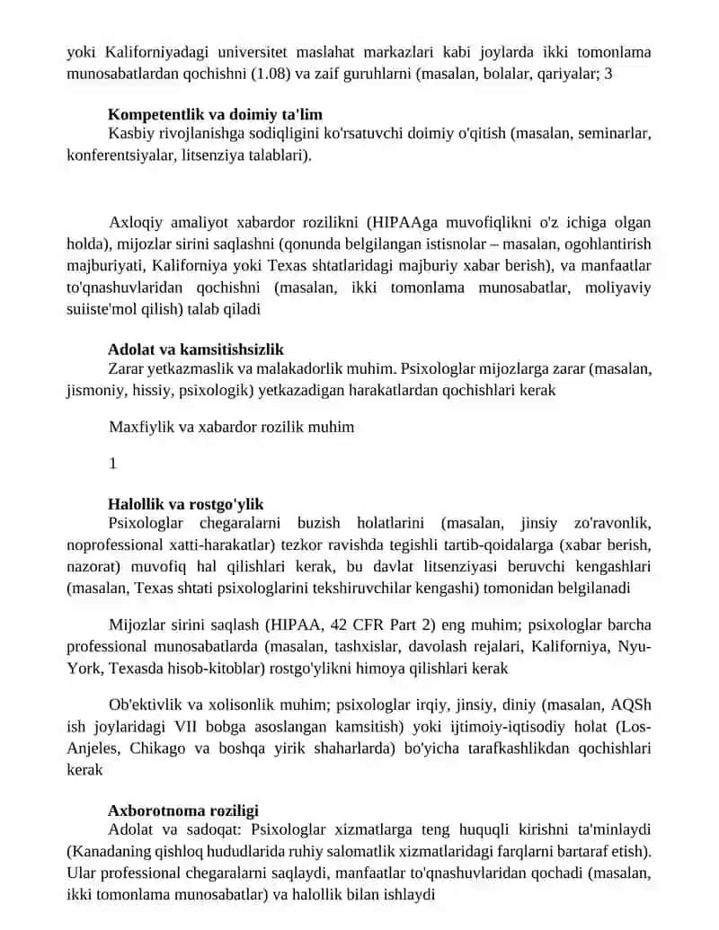 Axloqiy tamoyillar 2