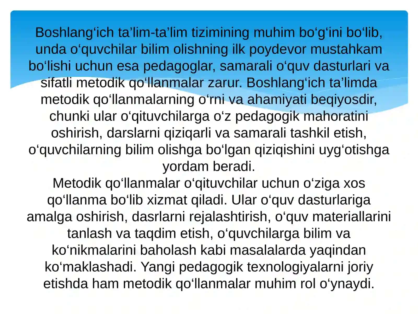 Boshlang‘ich ta'lim metodik qo‘llanmalar 2