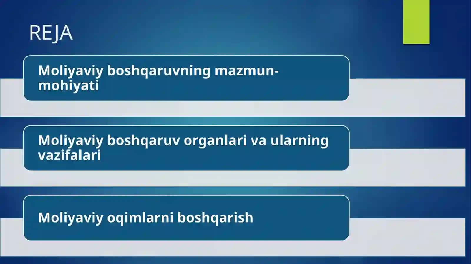 MOLIYAVIY BOSHQARUV 2