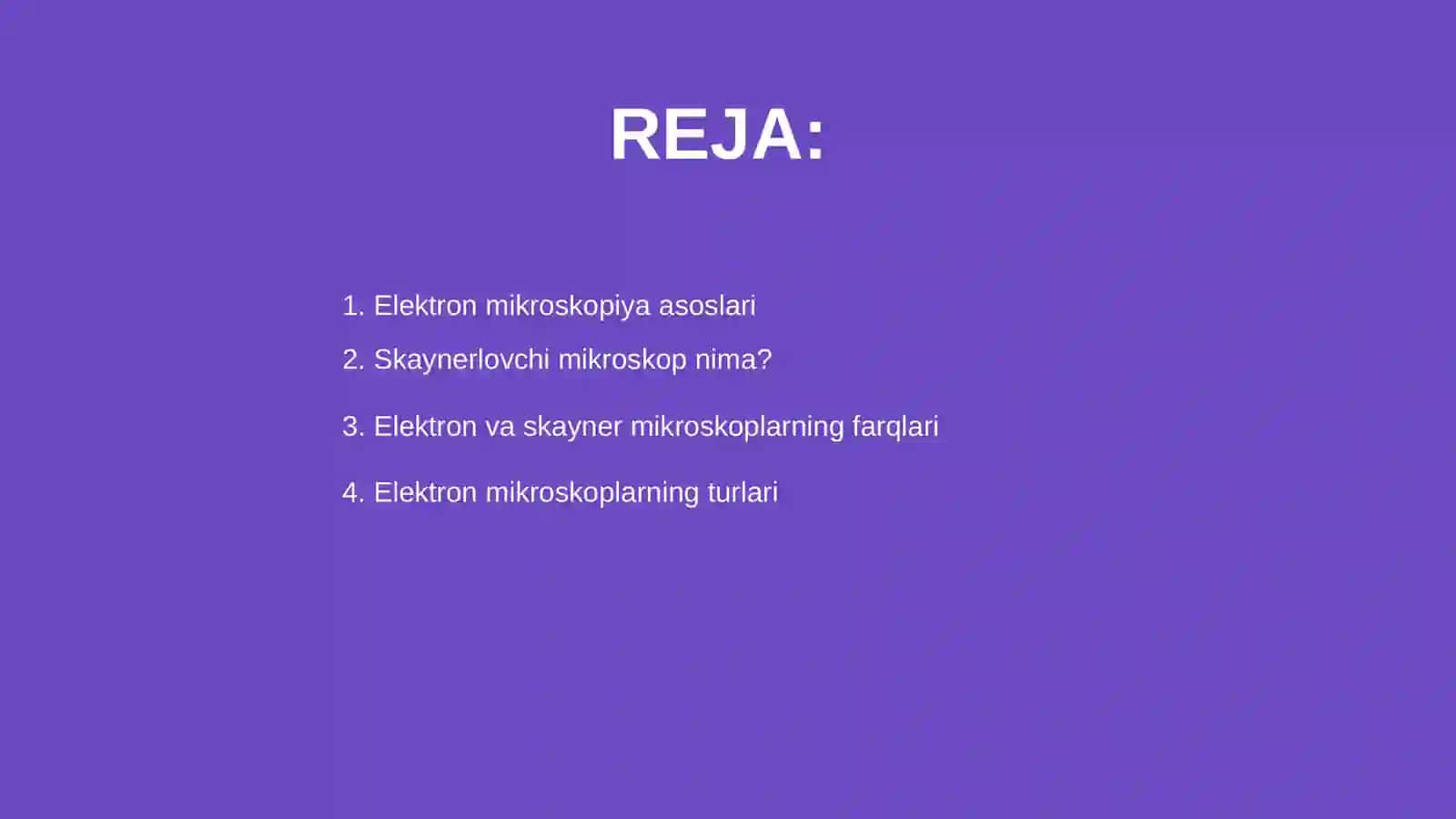 Elektron va skaynerlovchi mikroskopiya 2