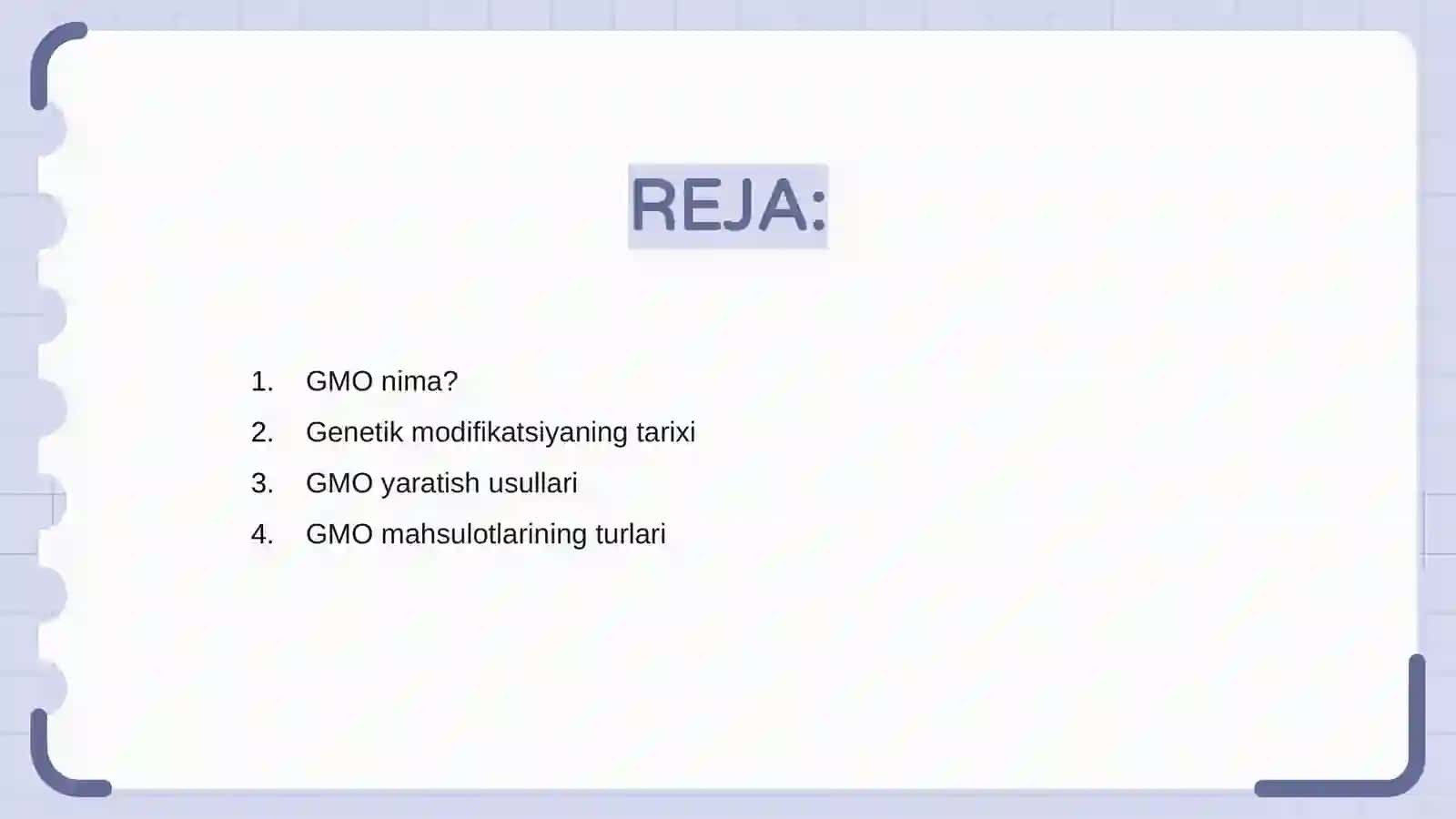 Genetik modifikatsiya qilingan organizmlar 2