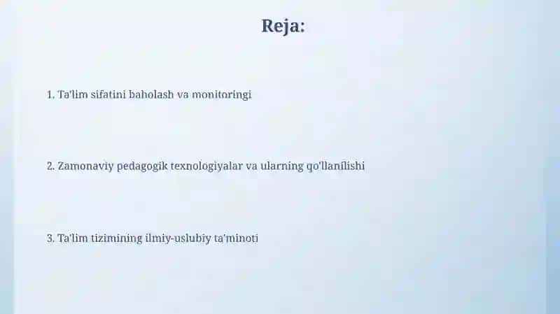Ta'lim tizimining ilmiy-uslubiy ta'minoti 2