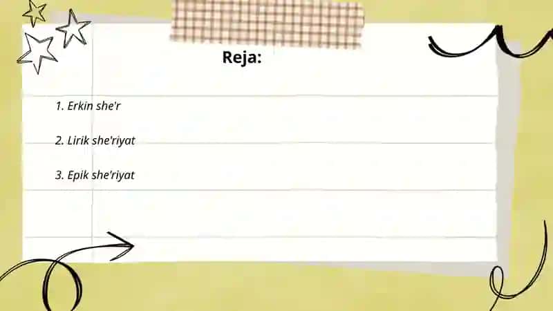 Hozirgi ozbek she'riy janrlari 2
