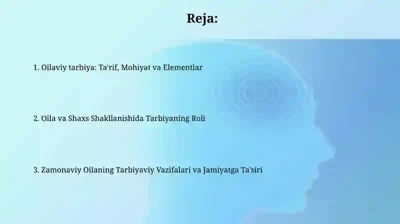 Oilaviy Tarbiya 2