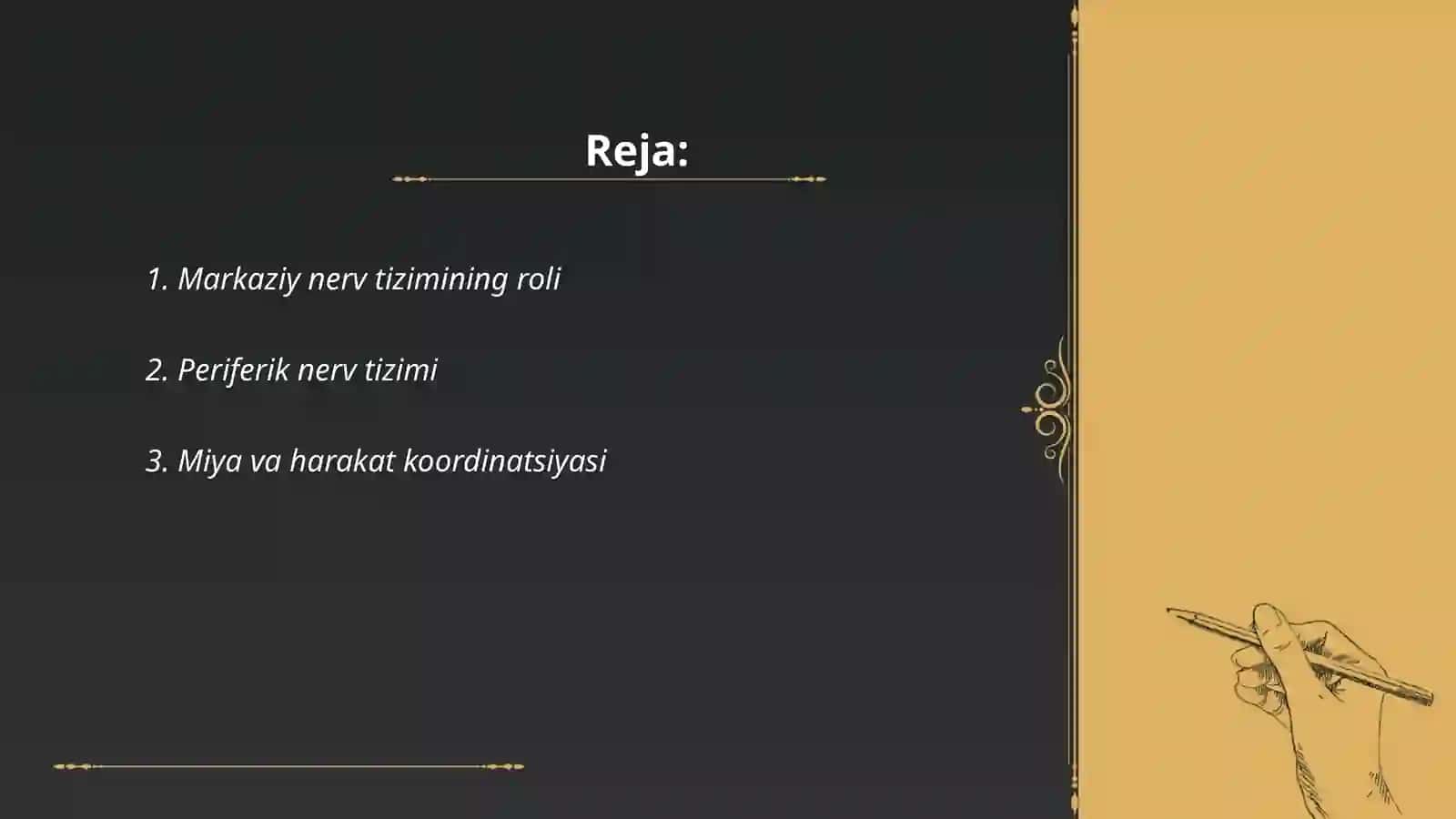 Muskul harakatining boshqarilishi 2