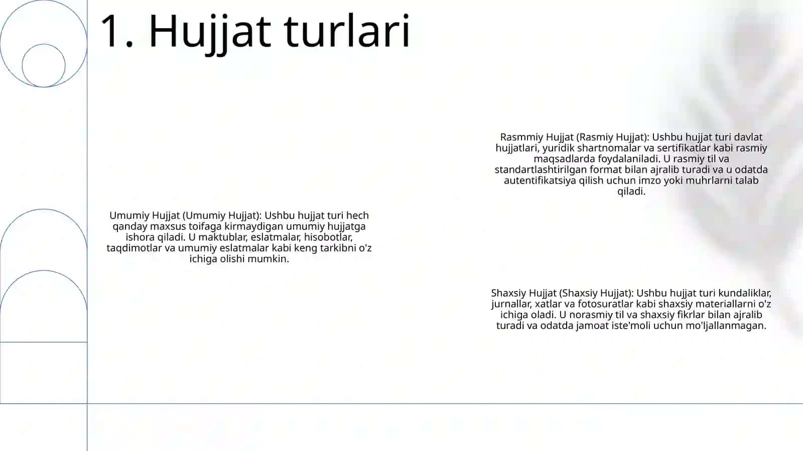 Umumiy Hujjat 2