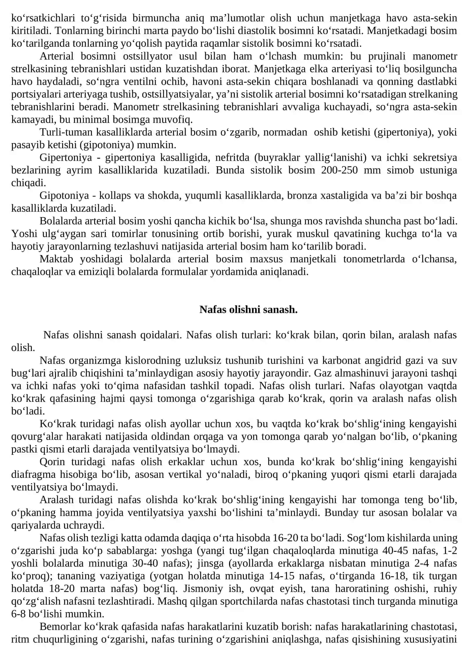 Arterial bosimni o‘lchash 2