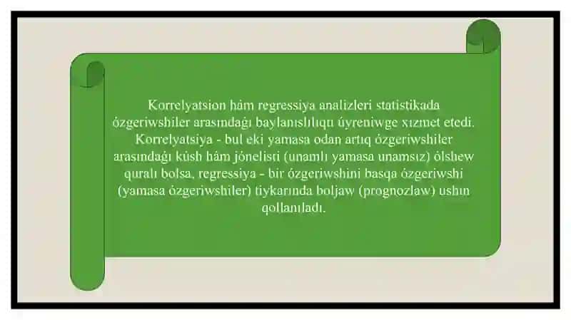 Korrelyacion va regressiya analizi 2