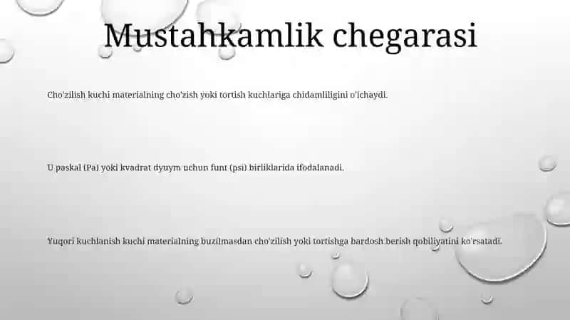 Materialning Mustahkamlik Xarasterikalari 2