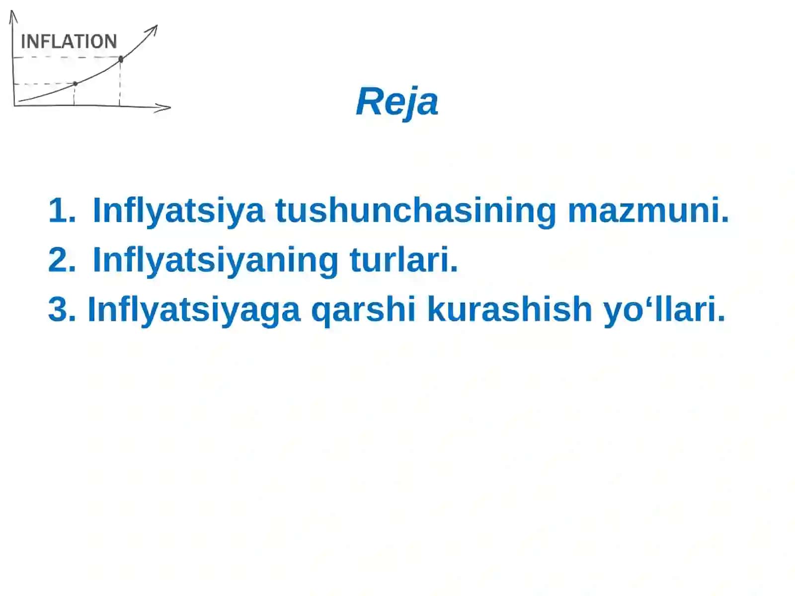 Inflyatsiya va unga qarshi kurashish yo‘llari 2
