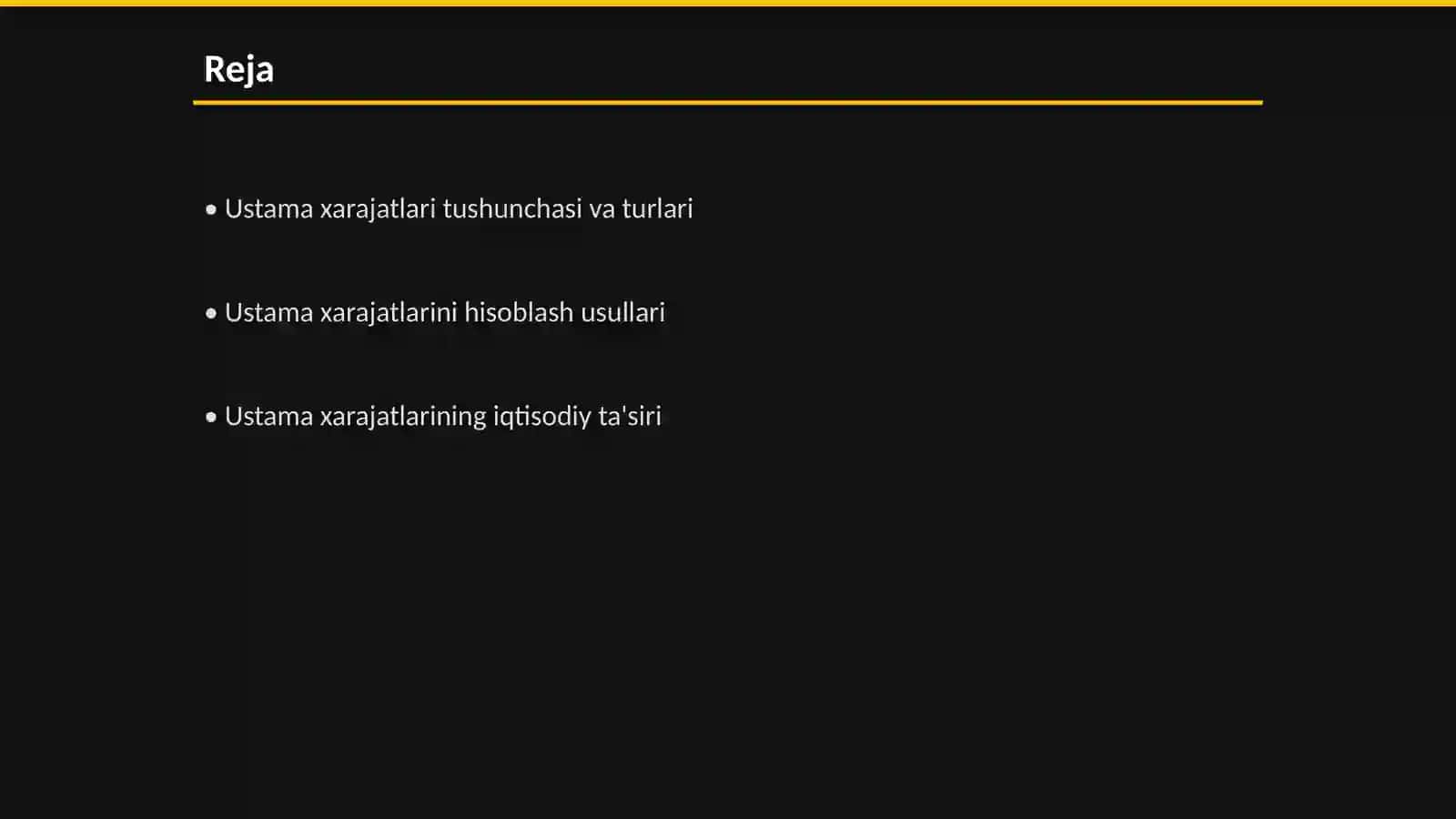 Ustama xarajatlari 2