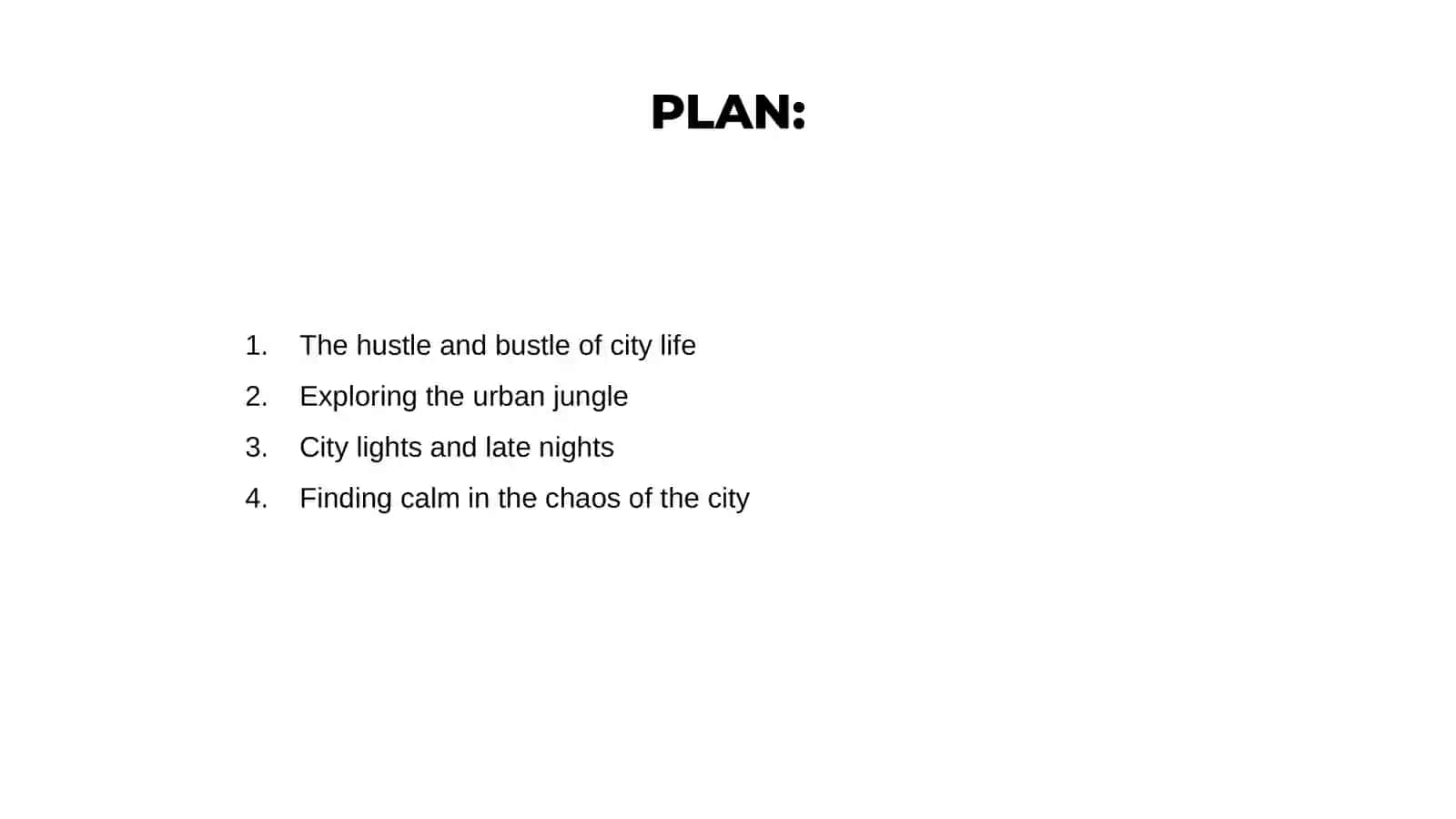 Life in the city 2