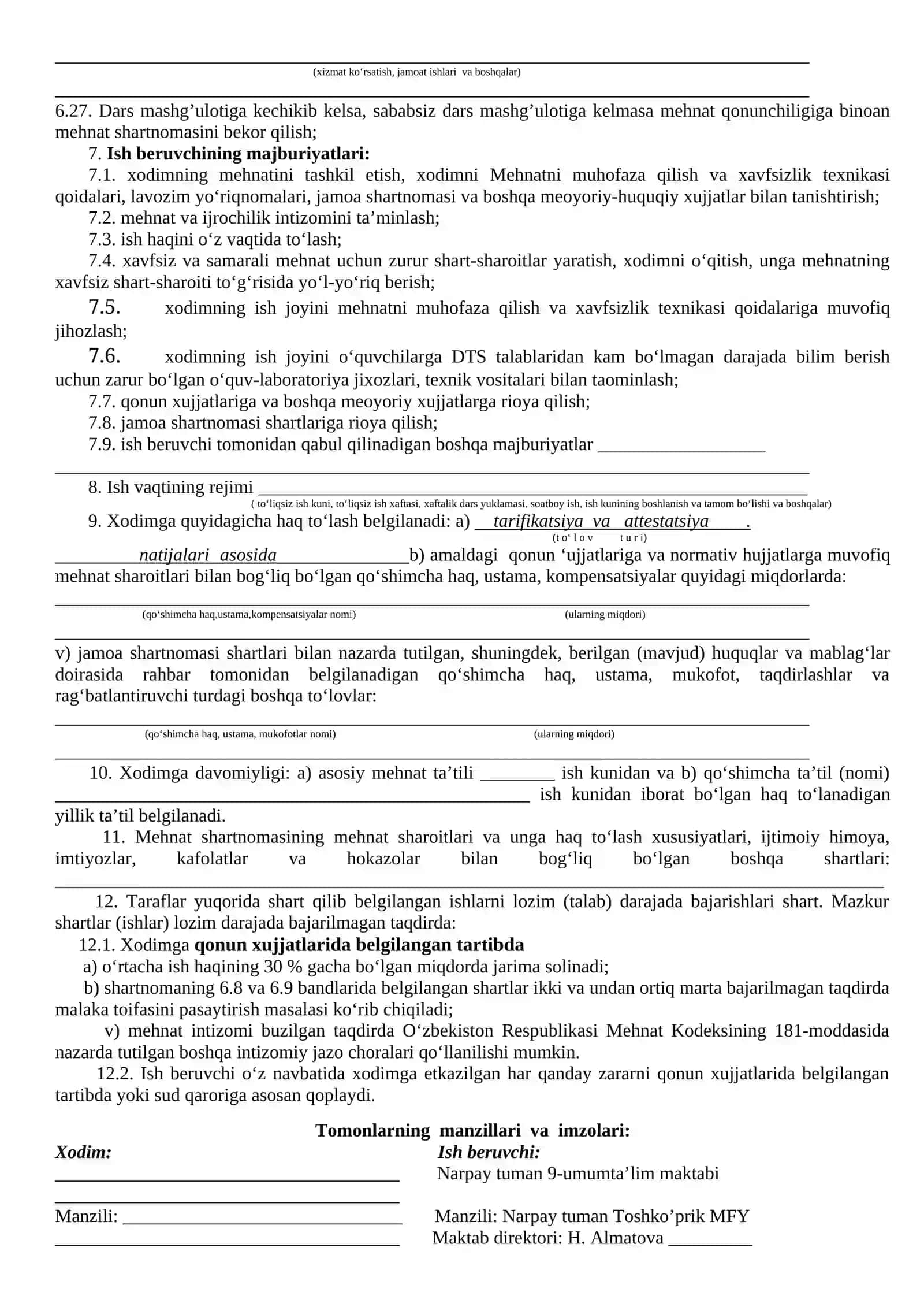 MEHNAT SHARTNOMASI 2