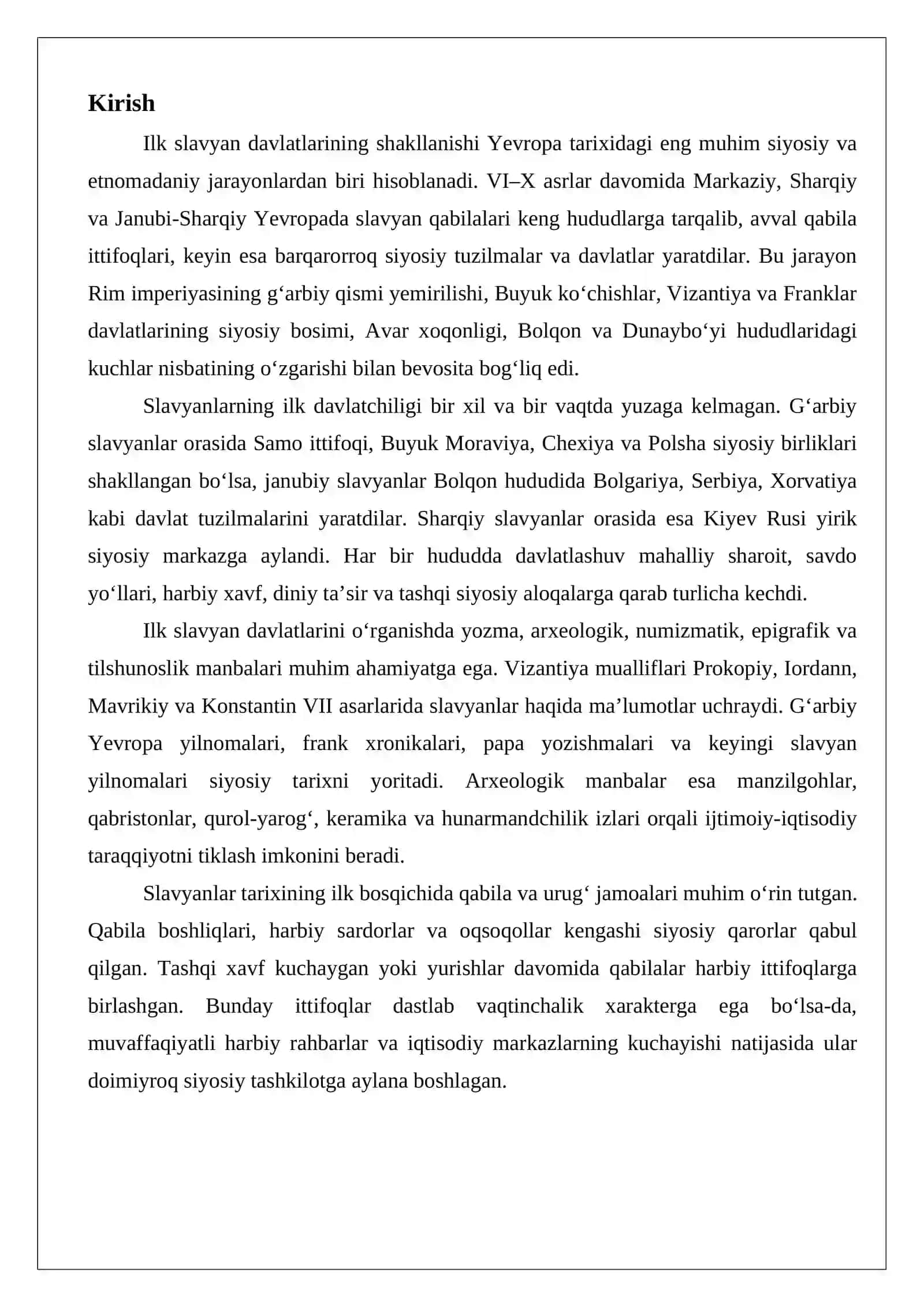 Ilk slavyan davlatlari 2