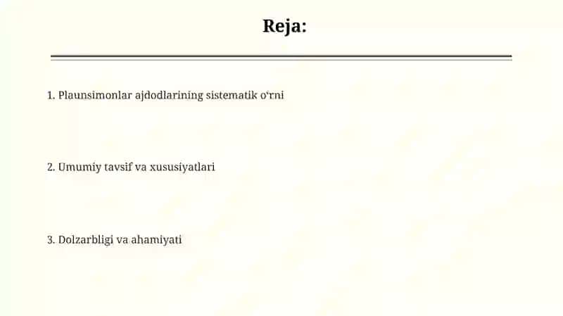 Plaunsimonlar Ajdodlari 2