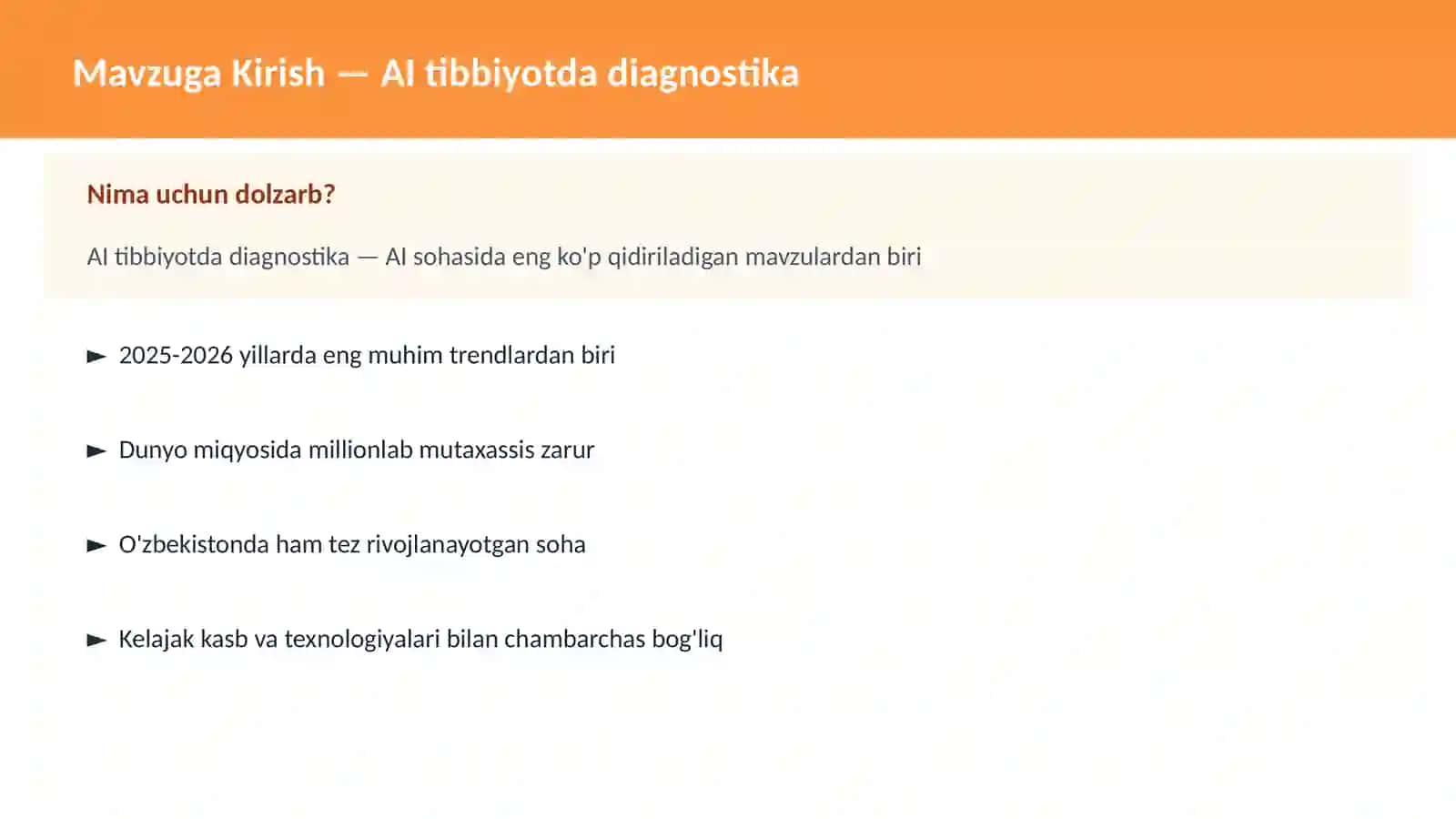 AI tibbiyotda diagnostika 2