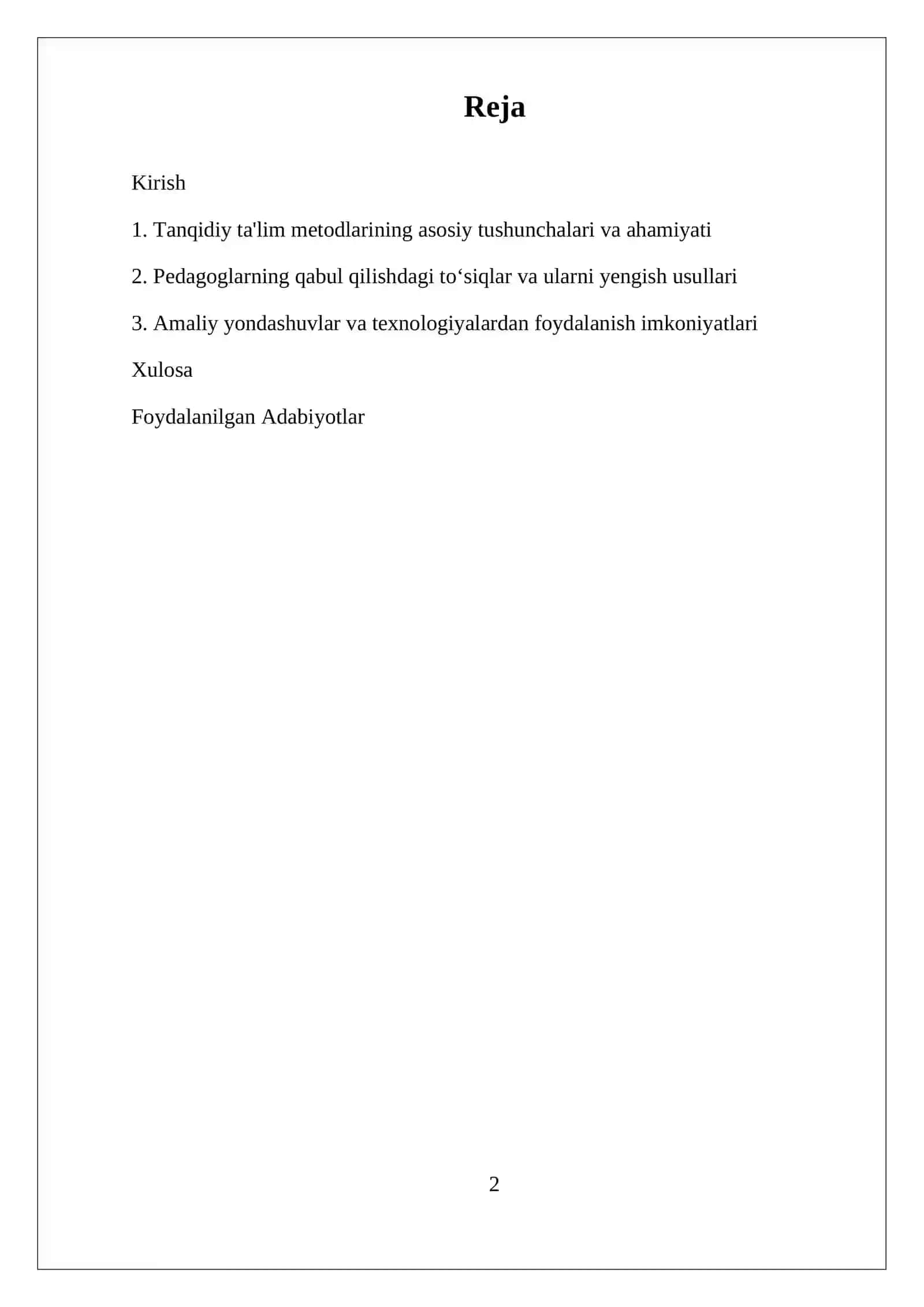 Tanqidiy Pedagogika Yondashuvlari 2