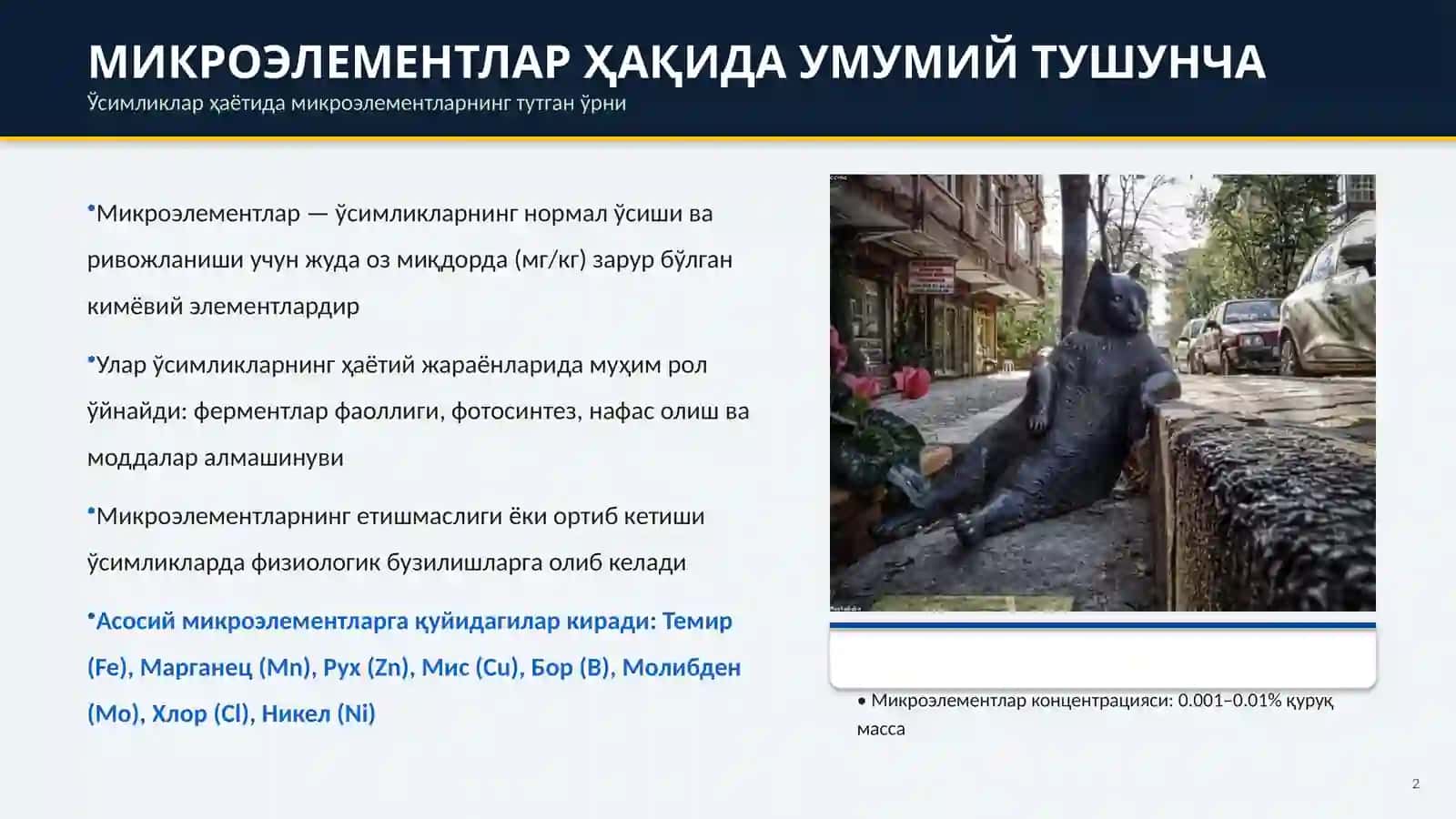 МИКРОЭЛЕМЕНТЛАР ВА УЛАРНИНГ 2