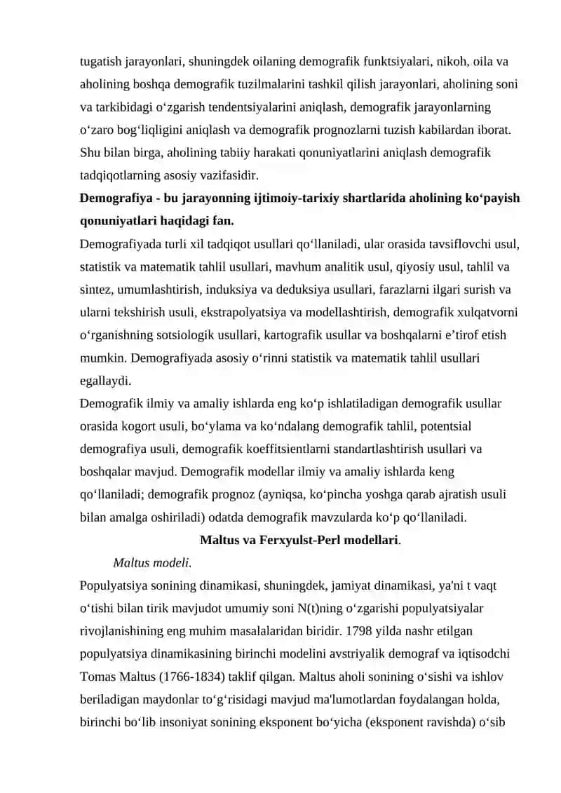 Demografik modellar 2