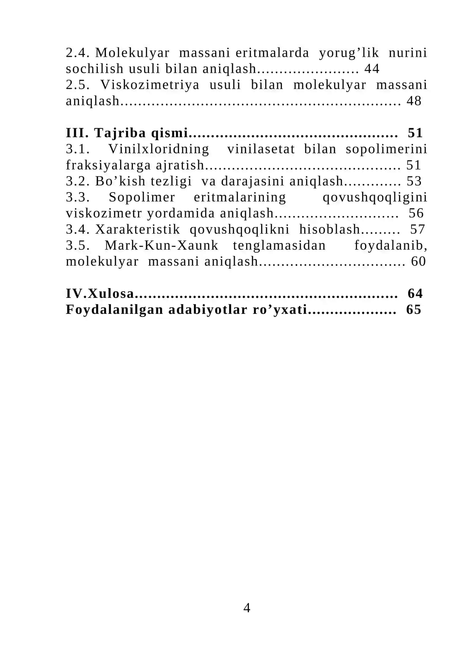 Polimerlarning xalq xo’jaligidagi ahamiyati 2