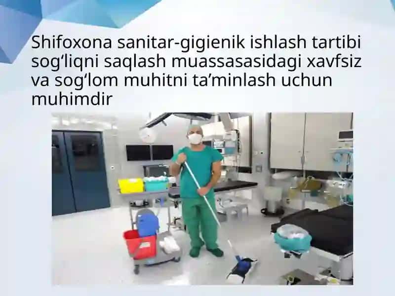 Shifoxona sanitar-gigienik ishlash tartibi 2