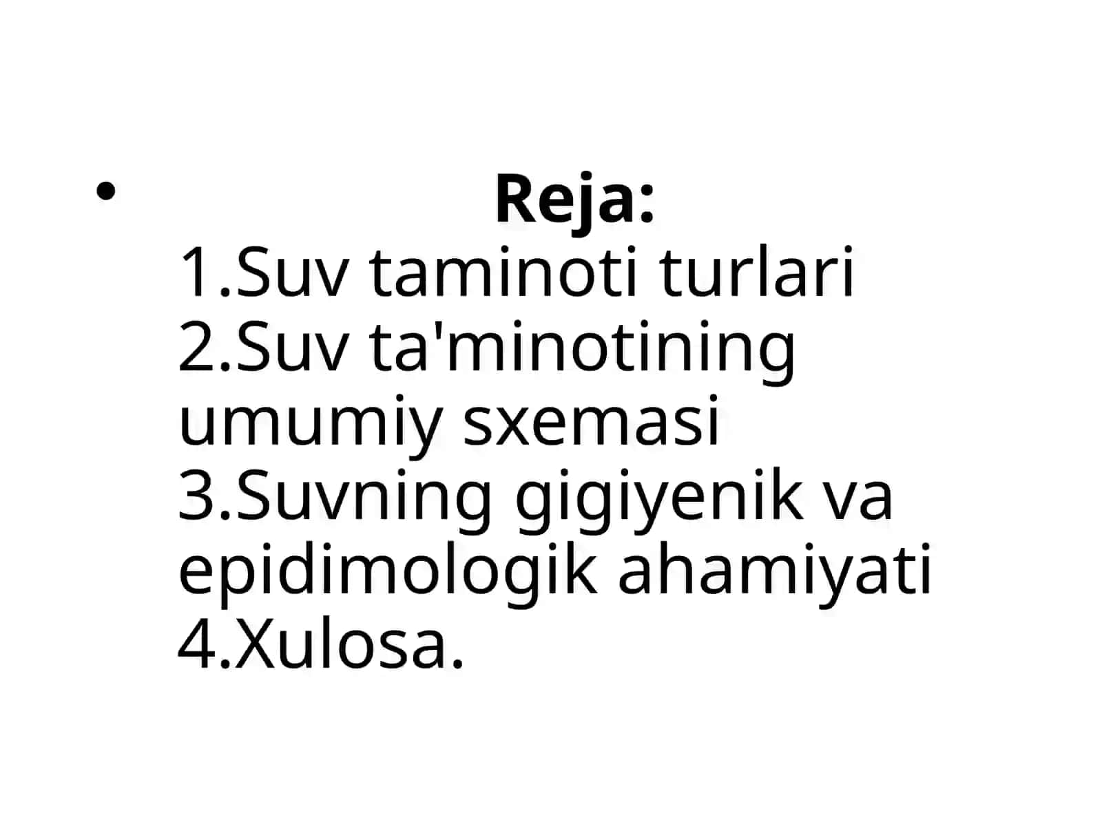 Mahalliy va markazlashgan suv ta'minoti 2