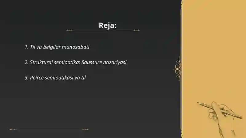 Tilshunoslik va semioatika 2