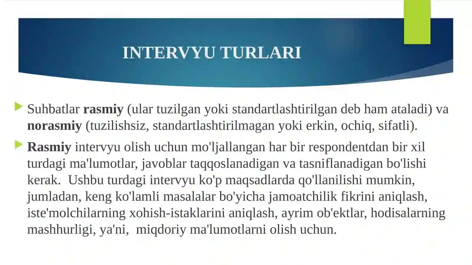 INTERVYU METODI 2