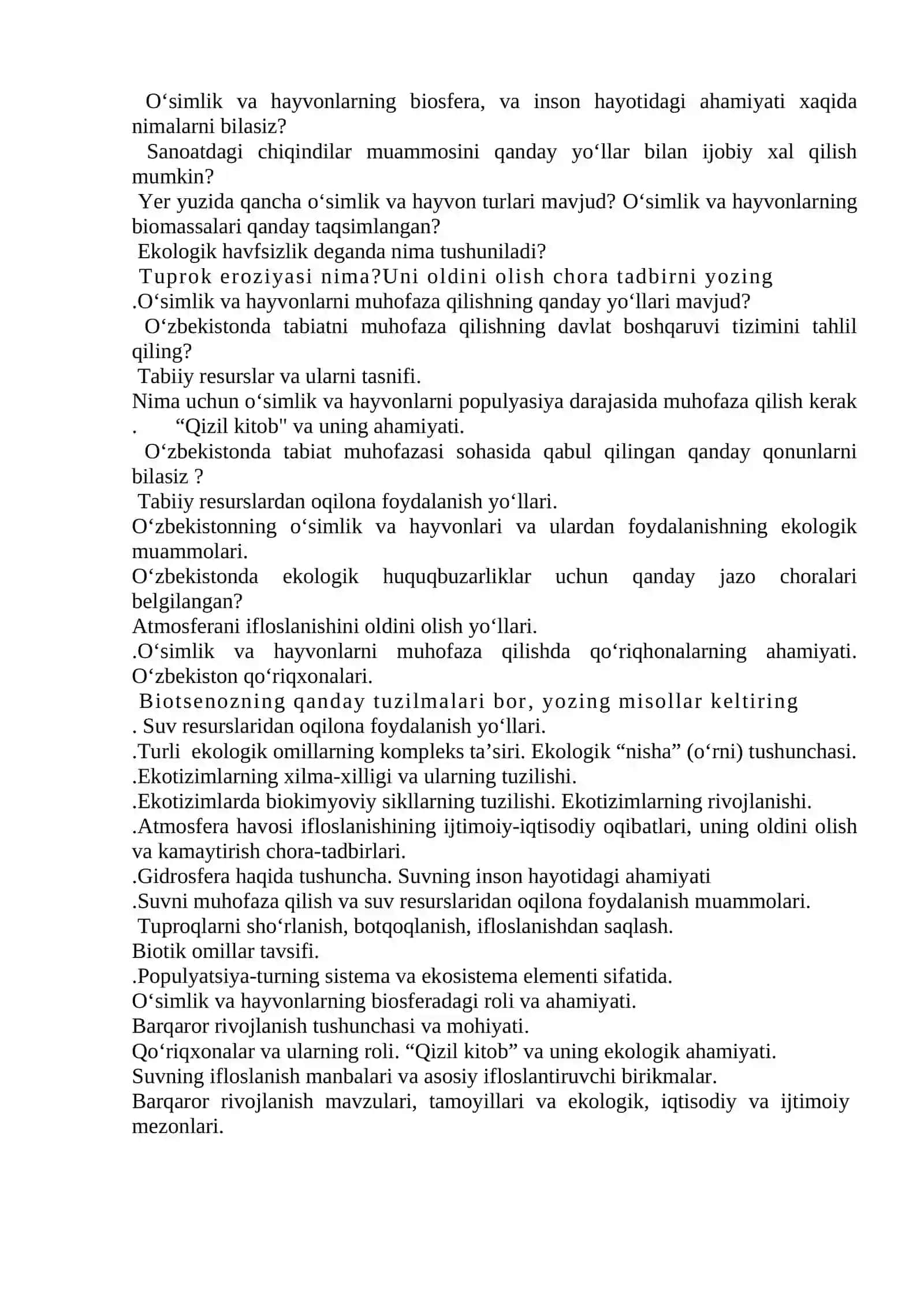 Atmosferaning tuzilishi va asosiy xususiyatlari 2