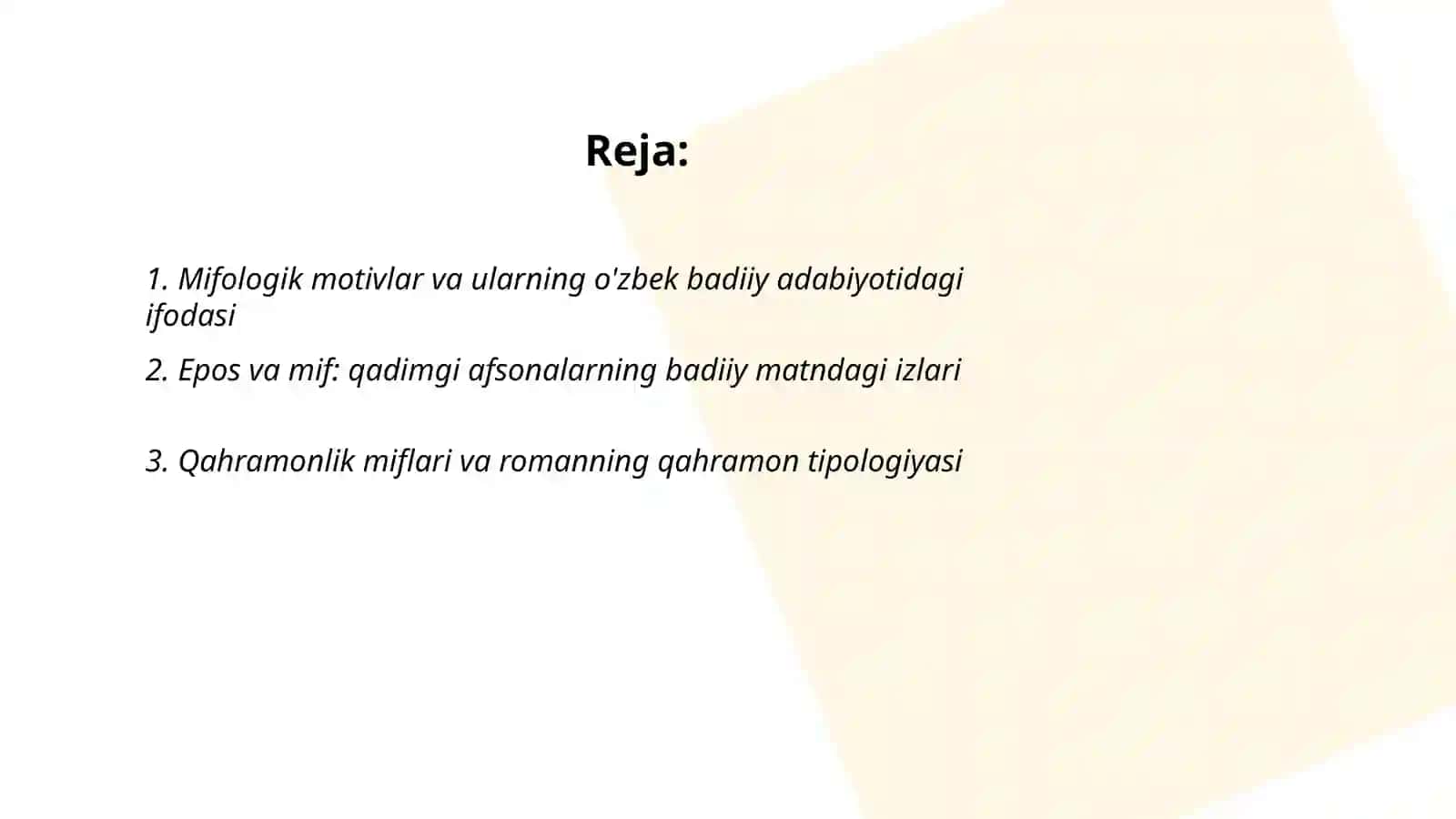 Mifologiya va badiiy adabiyot 2