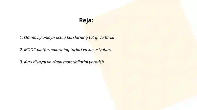 Ommaviy onlayn ochiq kurslar 2