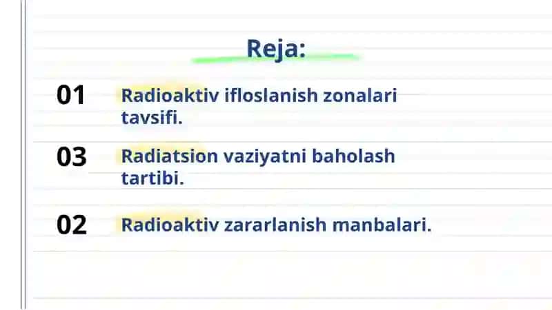 Radioaktiv zararlanish manbalari 2