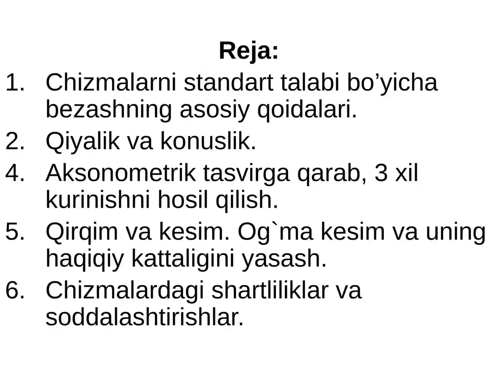 «MUHANDISLIKVA KOMPYUTERGRAFIKASI» 2
