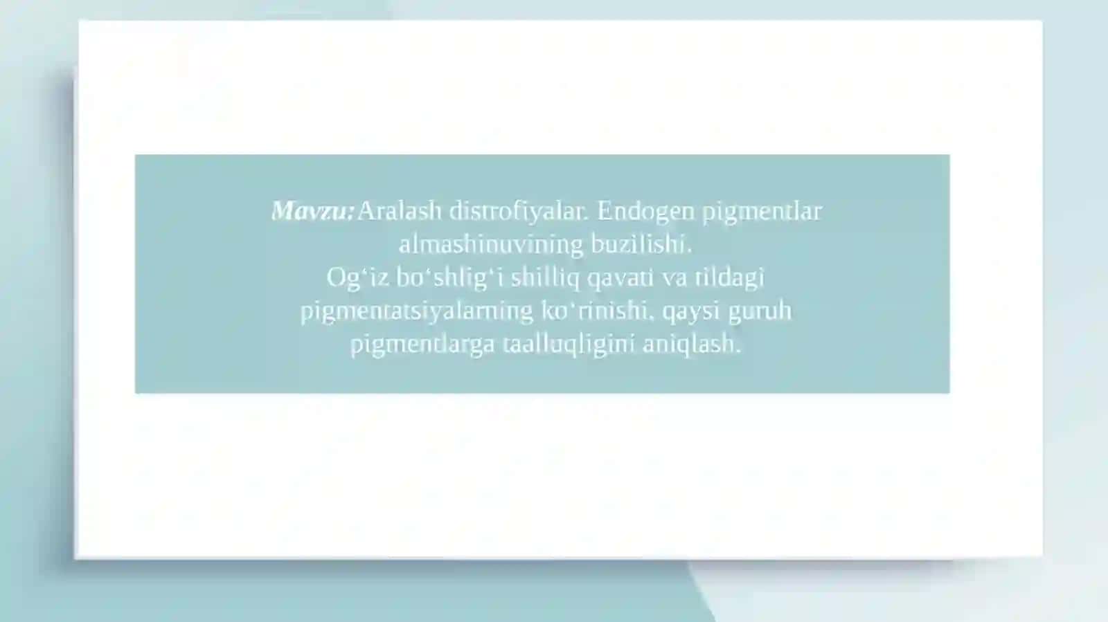 Aralash distrofiyalar 2