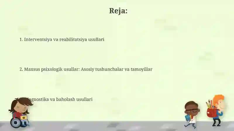 Maxsus psixologiya metodlari 2