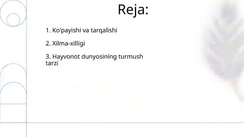 Hayvonot Olamining Yashash Tarzi 2